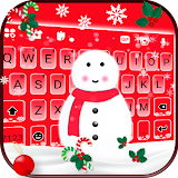 Christmas Snowman Keyboard Background icon