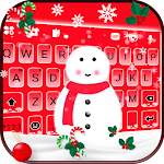 Christmas Snowman Keyboard Background Apk