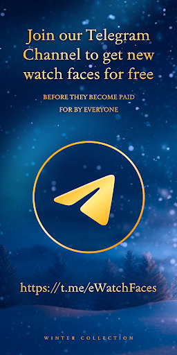 Winter Watch Face Green screenshot 7