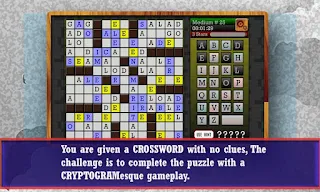 CROSSWORD CRYPTOGRAM - Puzzle - Screenshot 2