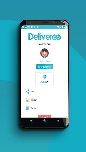 Deliverco Store Screen 2