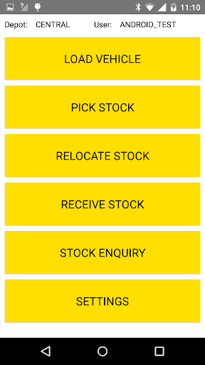 Android application Journease Warehouse screenshort