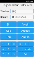 screenshot of Trigonometric Calculator