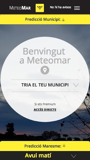Android application Meteomar-CCM screenshort