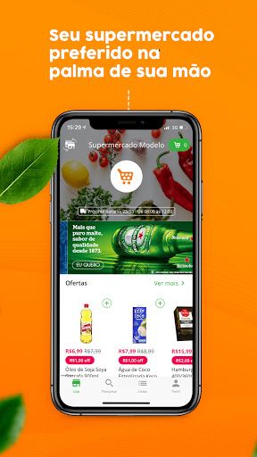 Android application Supermercado Mais Perto screenshort