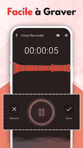 Android application Enregistreur vocal: Dictaphone screenshort