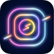 NEON GIF+TEXT Video Effects ビデ - 無料人気の便利アプリ Android