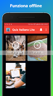 Quiz Italiano - Schermata Quiz per allen