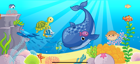 FISH sea animal games for kids
