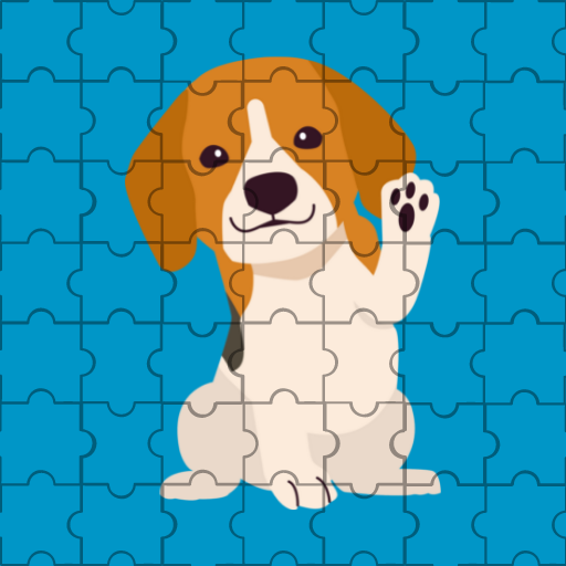 Dogs Jigsaw Puzzle Game Kids logo