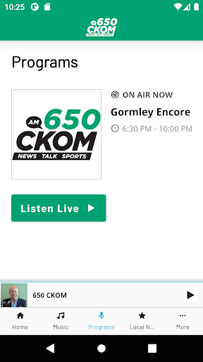650CKOM News Talk Sports Screen 2