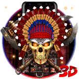 3d Nativ American Skull Theme icon