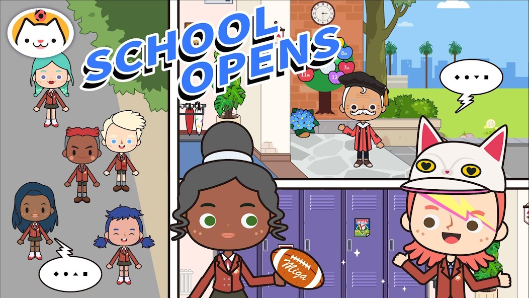 Miga Town: My School 1.5 APK + Mod (Unlocked) for Android