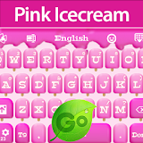 GO Keyboard Pink Ice Cream icon