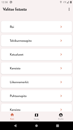InfraWeb Screen 2