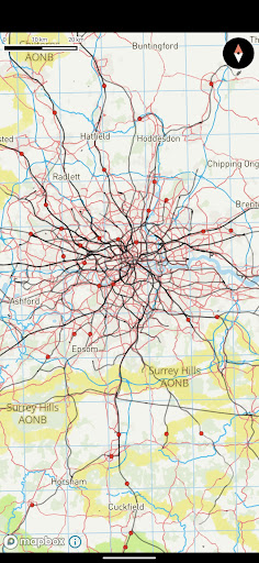 Android application Easy Walking Map screenshort