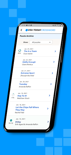Screenshot of USA TODAY Games: Crossword+