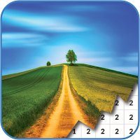 Scenery Picture Coloring Book