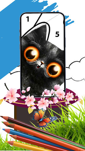 Cats color: color by number Screen 3