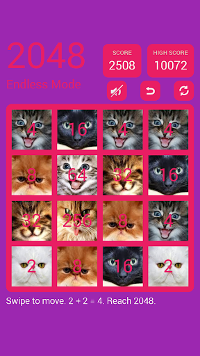 2048 Cute Cats Screen 2