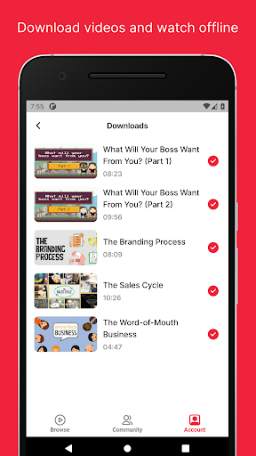 Ten-Minute Trainer Network Screen 2