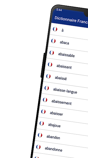 Android application Dictionnaire Francais Synonyme screenshort