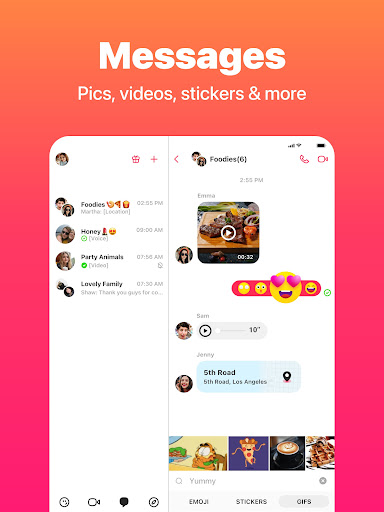Screenshot of JusTalk - Video Chat & Calls
