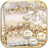 Silver Gold Theme Wallpaper luxury gold icon