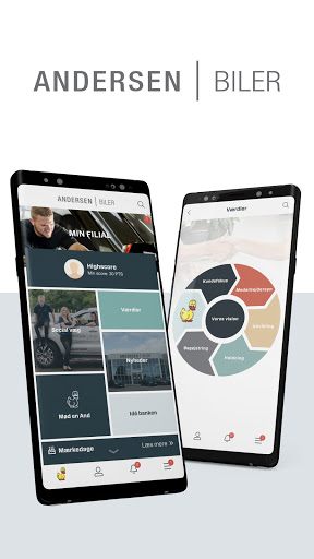 Android application Andersen Biler screenshort