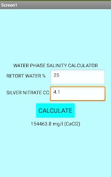 WATER PHASE SALINITY OF DRILLING MUD (mg/l) CaCl2