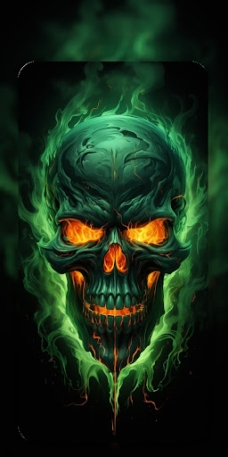 Android application Cool Skull Wallpaper Live 4K screenshort
