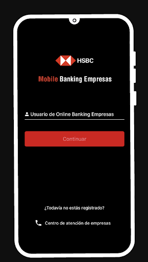 HSBC Mobile Banking Empresas Screen 3