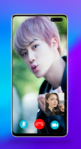 Screenshot 10 Jin Call You - BTS Jin Fake Vi android