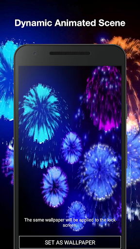 3d Fireworks Live Wallpaper Screen 2