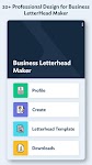 screenshot of Business LetterHead Maker – Le