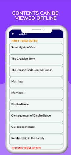 R.M.E Notes (J.S.S 1-3) Screen 2