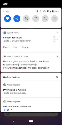 Android application Honda CarService screenshort