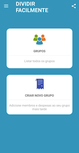 Visualização do aplicativo