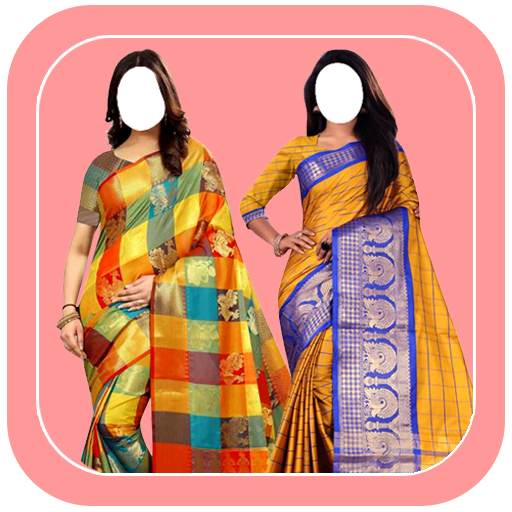 Diwali Women Saree Photo Maker logo