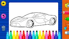 Learn Coloring & Drawing Car Games for Kidsのおすすめ画像1