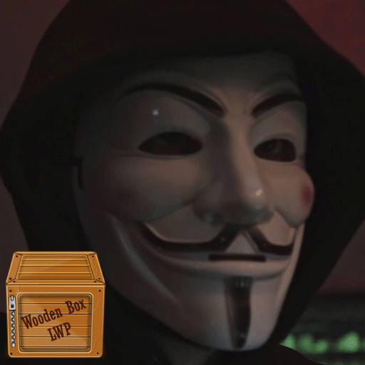 anonymous mask wallpaper logo
