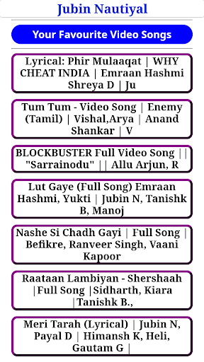 Jubin Nautiyal All Video Songs Screen 3