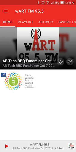 Android application wART FM 95.5 screenshort