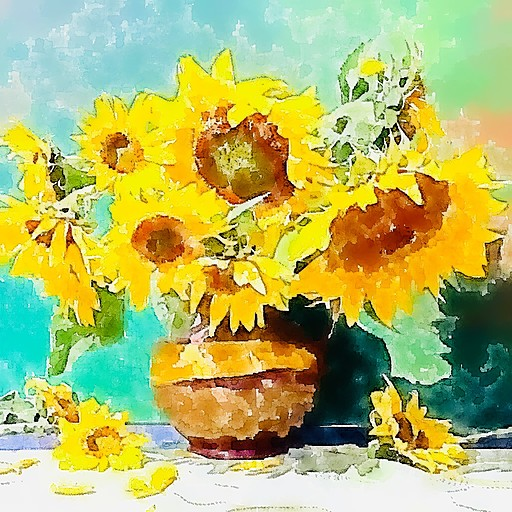 Watercolor Effects & Filter Logo