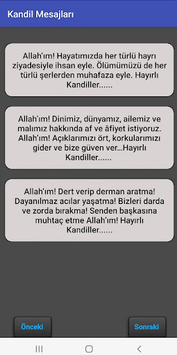 Kandil Mesajları Screen 2