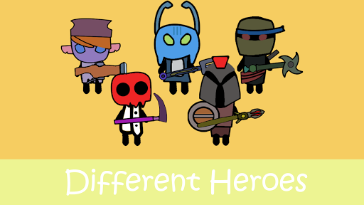 Android application Shooter Heroes : Monsters screenshort