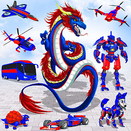 Imej ikon Game robot naga terbang