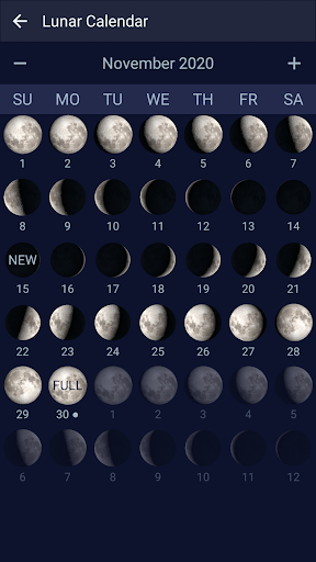 Screenshot of Moon Phases