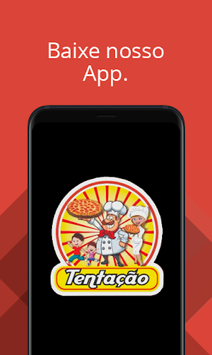 Android application Pizzaria Tentação screenshort