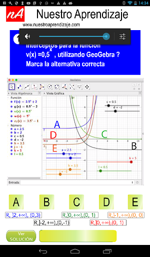 Android application Dominio Recorrido Función Expo screenshort